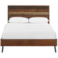 Arwen Rustic Wood Bed