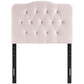 Annabel Diamond Tufted Performance Velvet Headboard