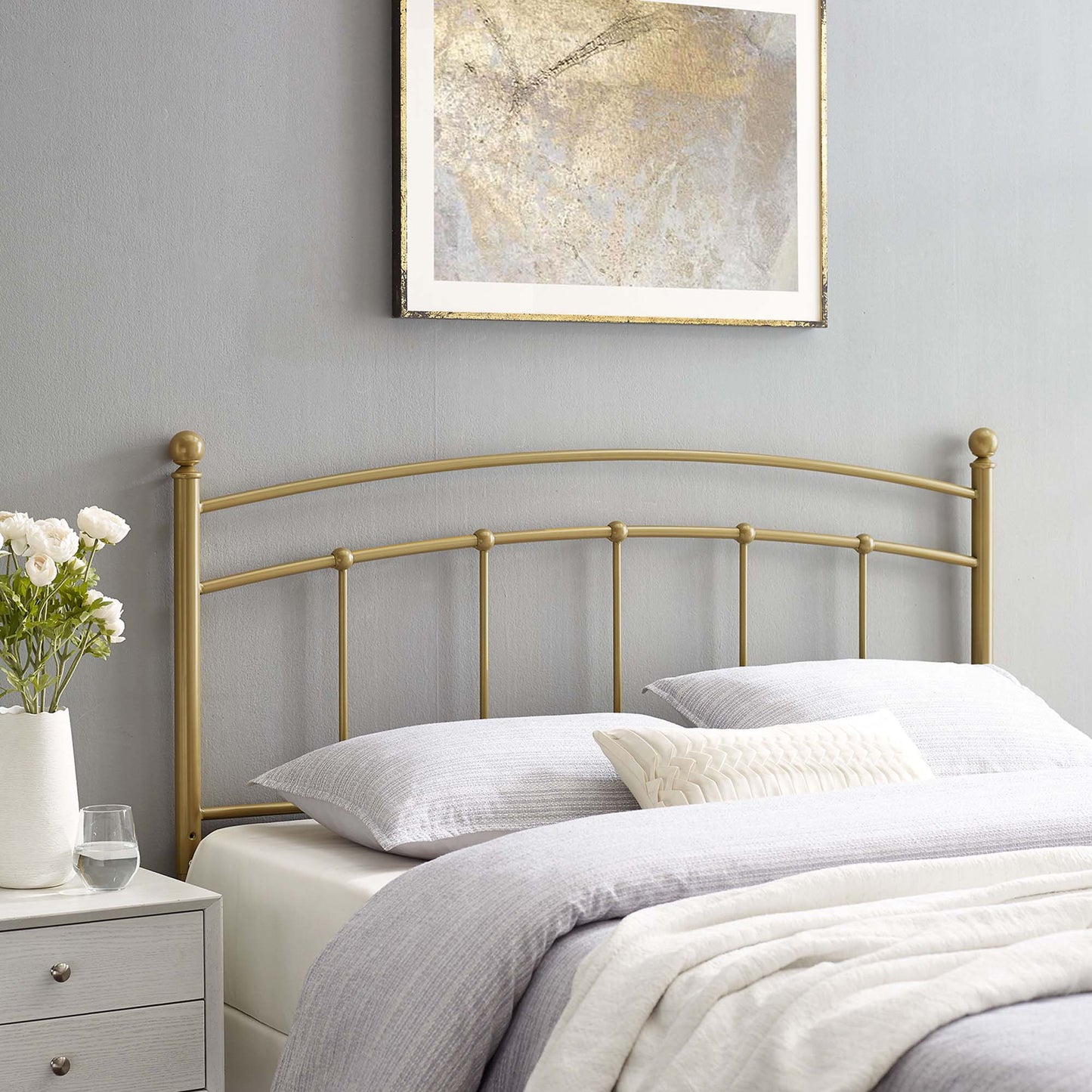 Abigail Metal Headboard