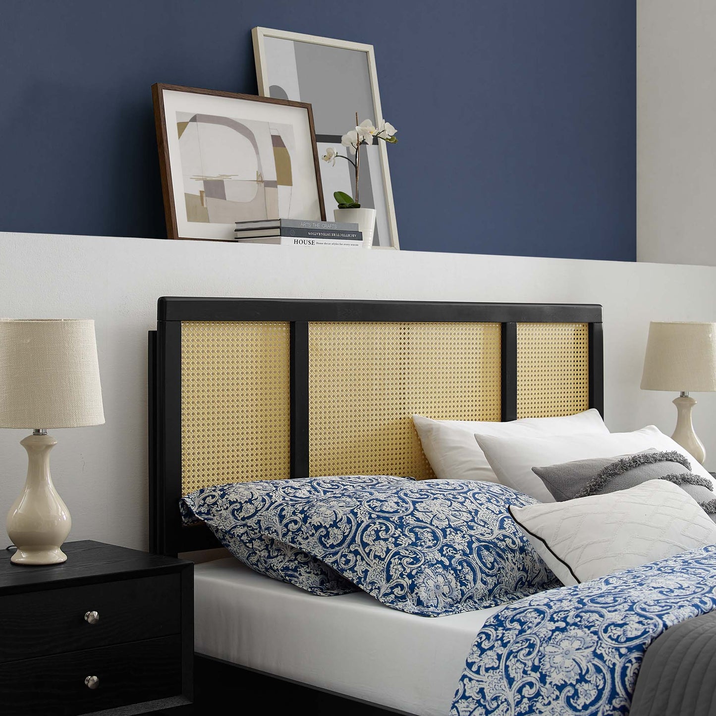 Delmare Cane Headboard
