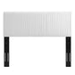 Eloise Channel Tufted Performance Velvet Headboard