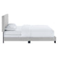 Celine Channel Tufted Performance Velvet Bed