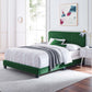 Celine Channel Tufted Performance Velvet Bed