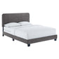 Celine Channel Tufted Performance Velvet Bed