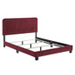 Celine Channel Tufted Performance Velvet Bed