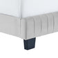 Celine Channel Tufted Performance Velvet Bed