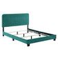 Celine Channel Tufted Performance Velvet Bed