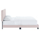 Celine Channel Tufted Performance Velvet Platform Bed