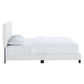 Celine Channel Tufted Performance Velvet Platform Bed