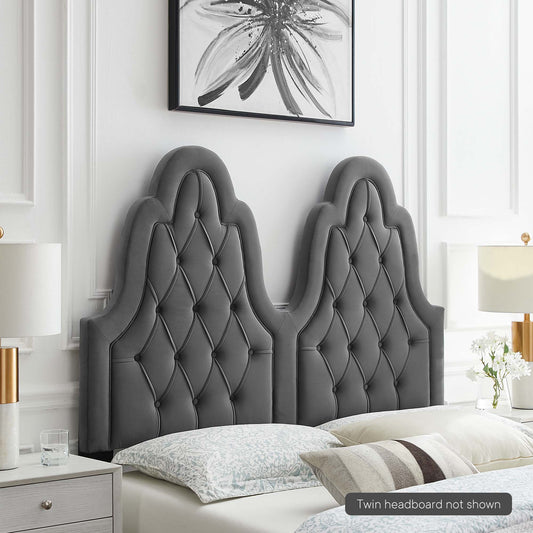Augustine Tufted Performance Velvet Headboard