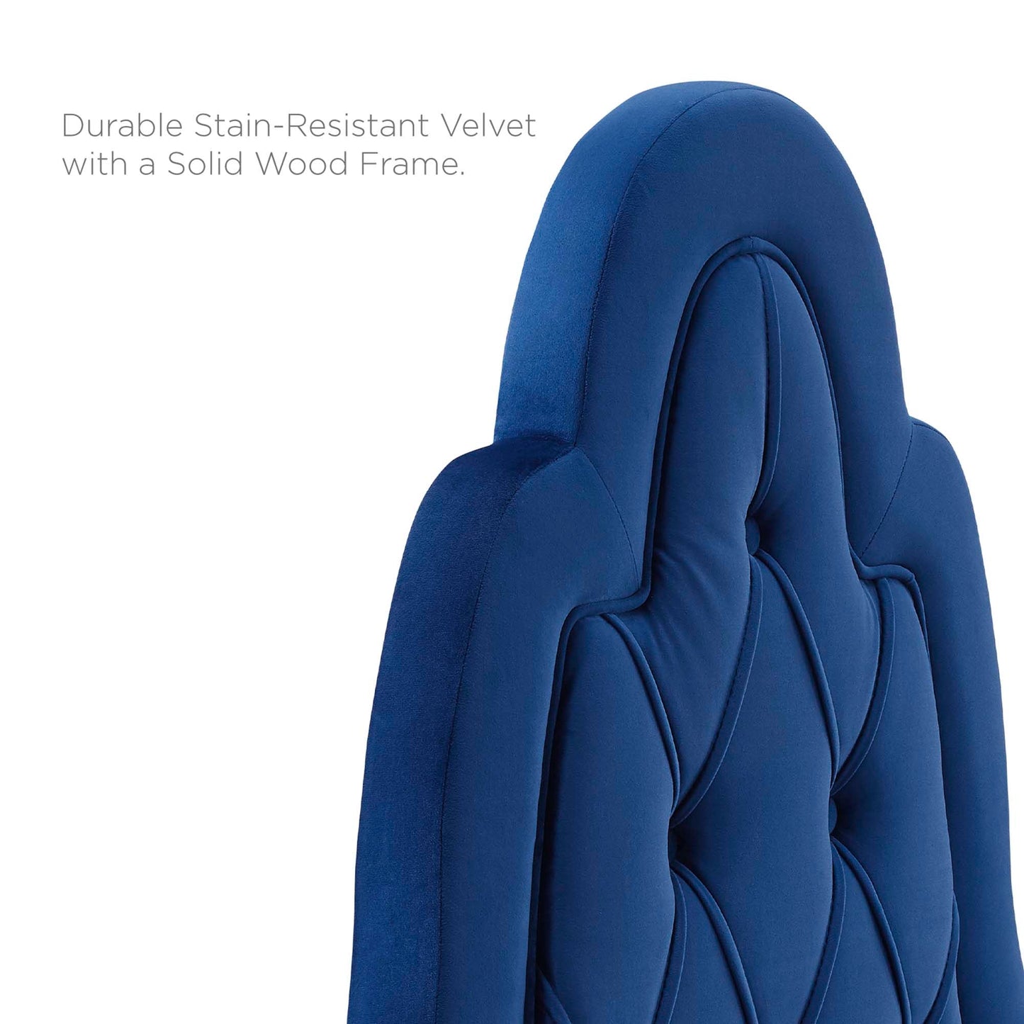 Augustine Tufted Performance Velvet Headboard