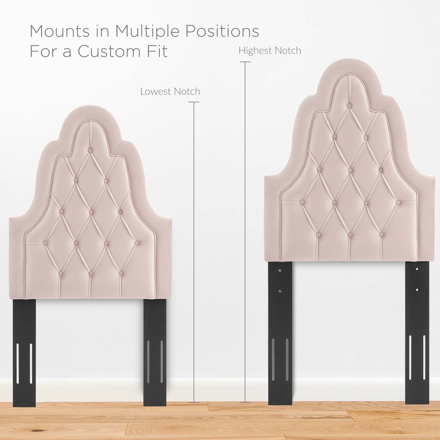 Augustine Tufted Performance Velvet Headboard