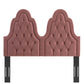 Augustine Tufted Performance Velvet Headboard