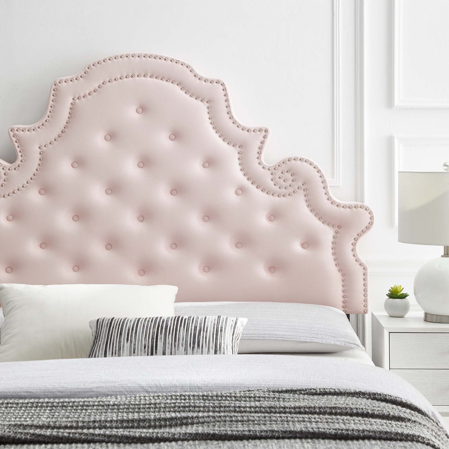 Diana Tufted Performance Velvet Headboard
