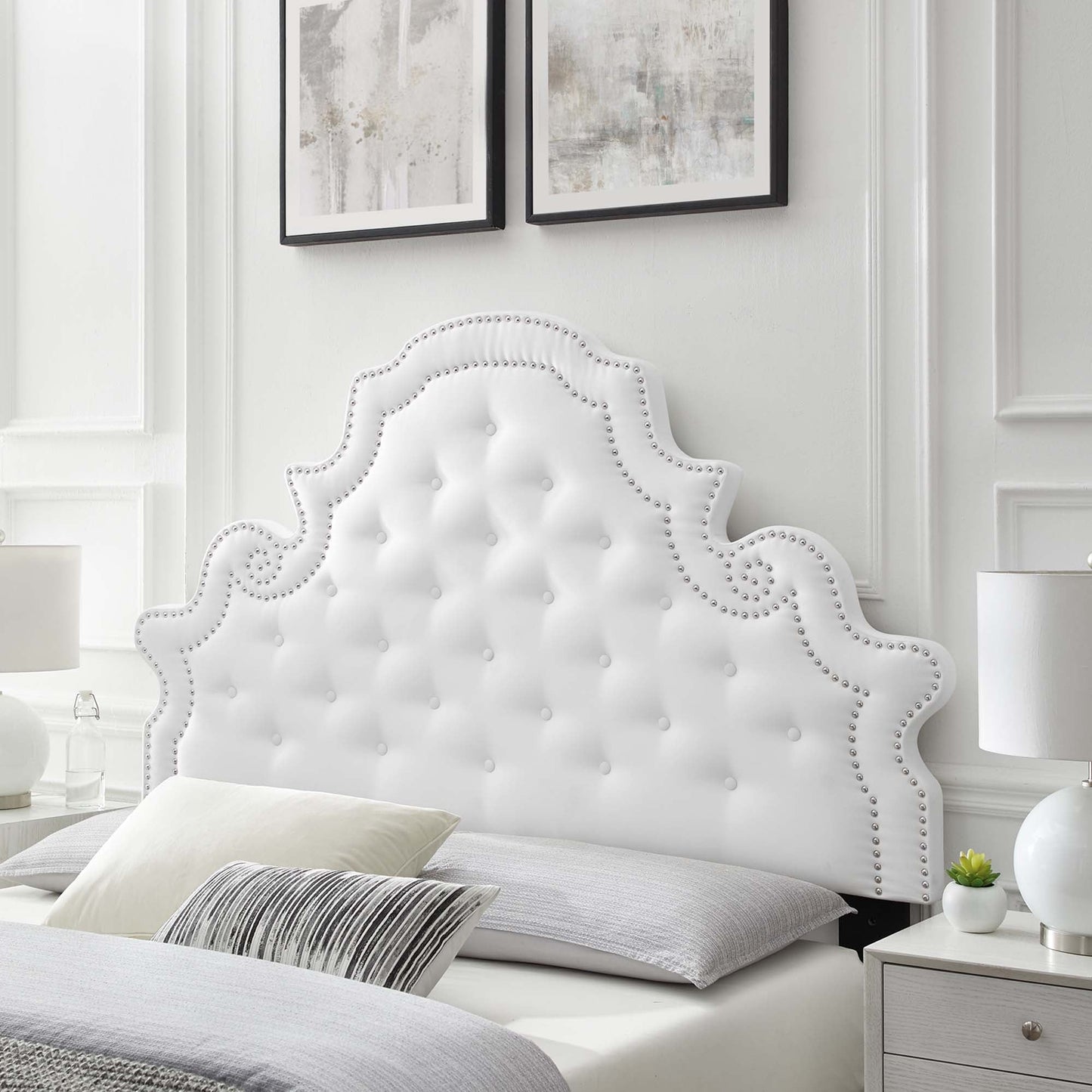 Diana Tufted Performance Velvet Headboard