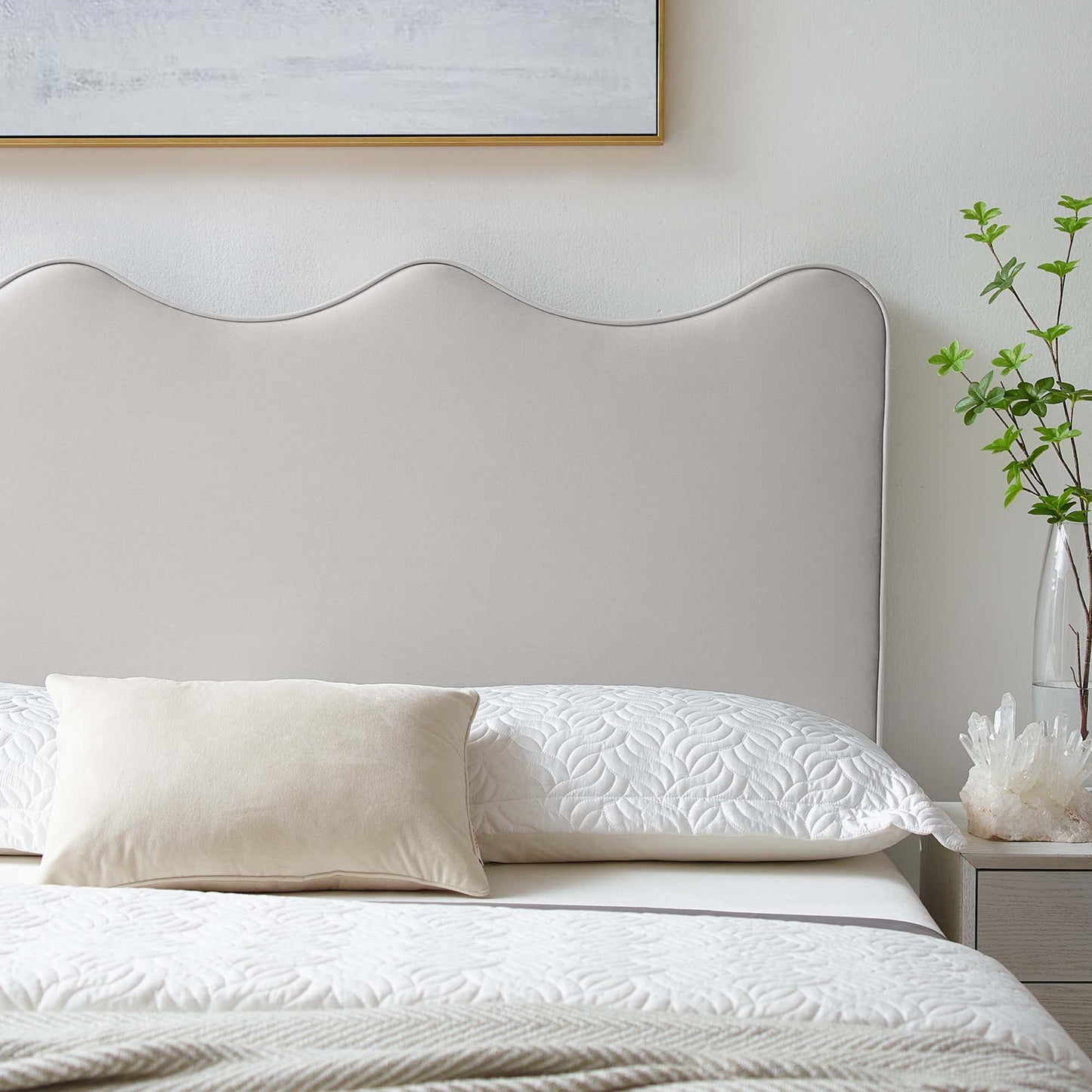 Athena Performance Velvet /Queen Headboard