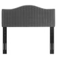 Brielle Channel Tufted Performance Velvet Headboard