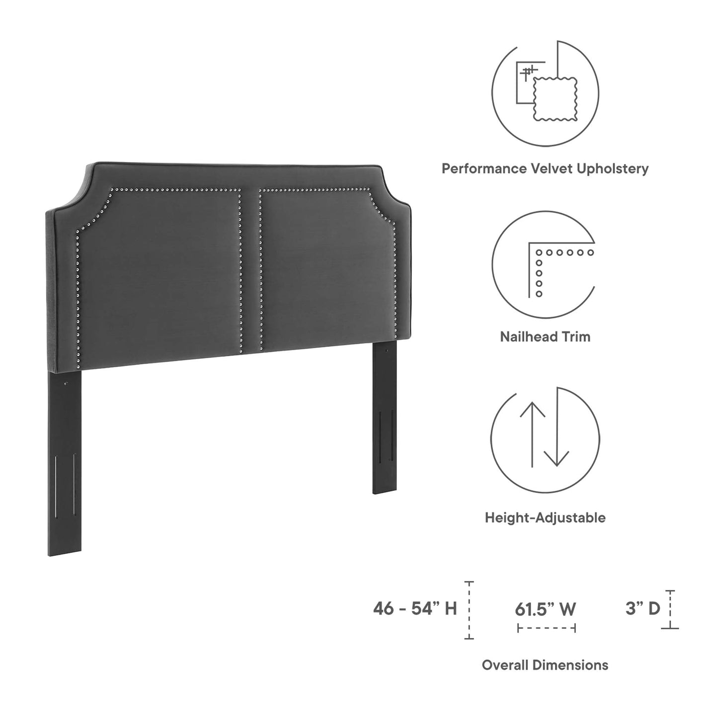 Cynthia Performance Velvet Headboard