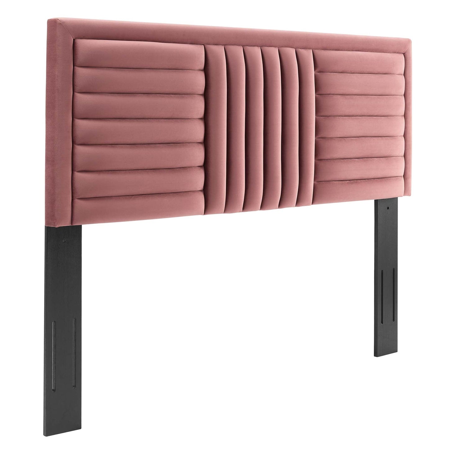 Believe Channel Tufted Performance Velvet Headboard