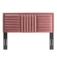 Believe Channel Tufted Performance Velvet Headboard