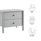 Emmeline Scalloped 2-Drawer Nightstand