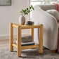 Arcus Rectangular 2-Tier Side Table