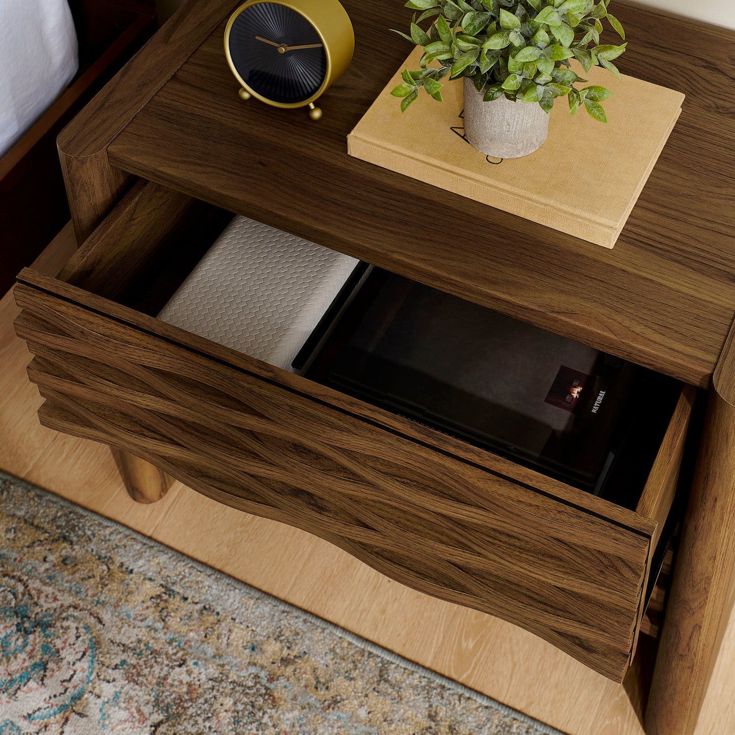 Emric Wave Nightstand