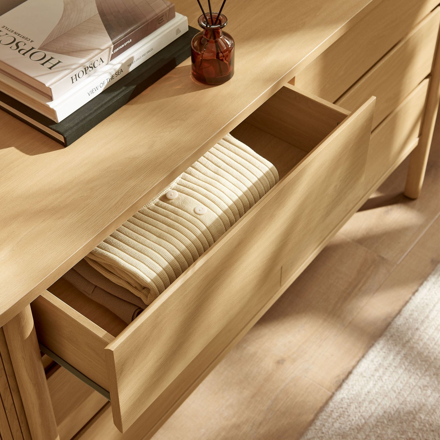 Cadence 6-Drawer Curved Dresser