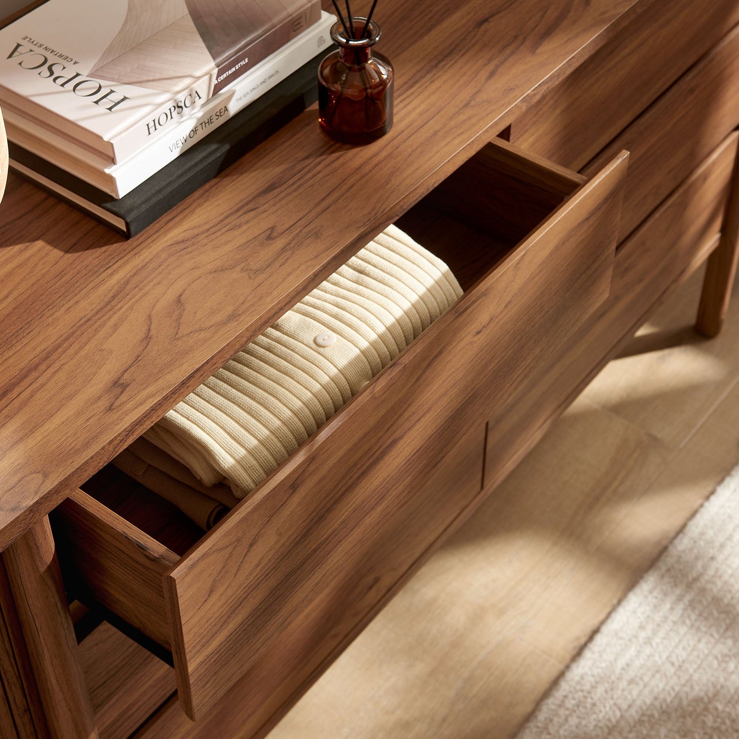 Cadence 6-Drawer Curved Dresser