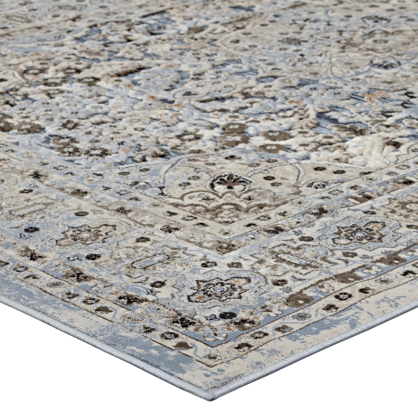 Elqenna Ornate Vintage Floral Turkish Area Rug