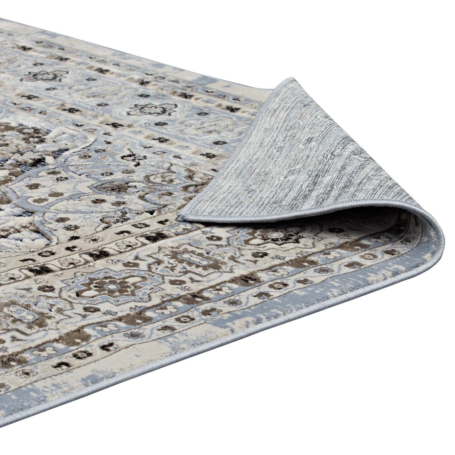 Elqenna Ornate Vintage Floral Turkish Area Rug