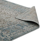 Dilys Distressed Vintage Floral Lattice Area Rug