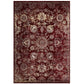 Cynara Distressed Floral Vintage Medallion Area Rug