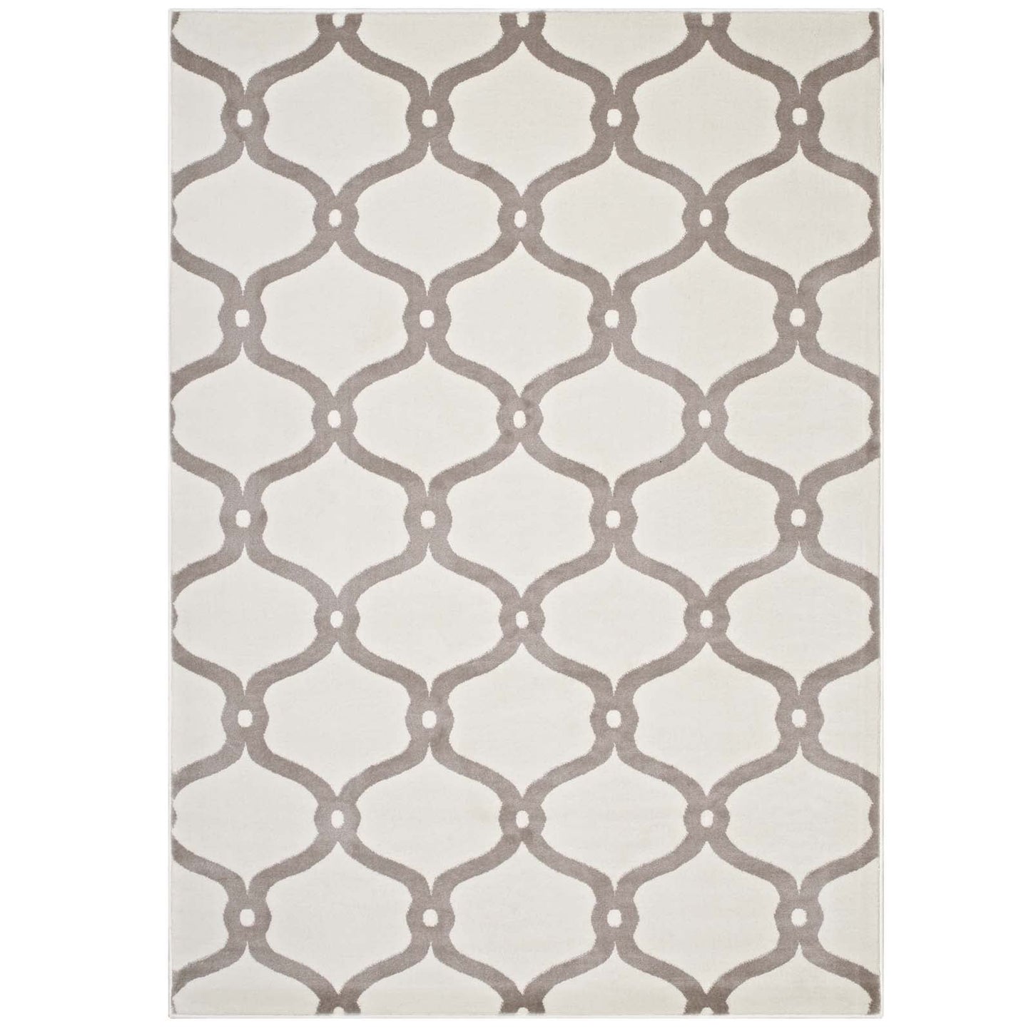 Beltara Chain Link Transitional Trellis Area Rug
