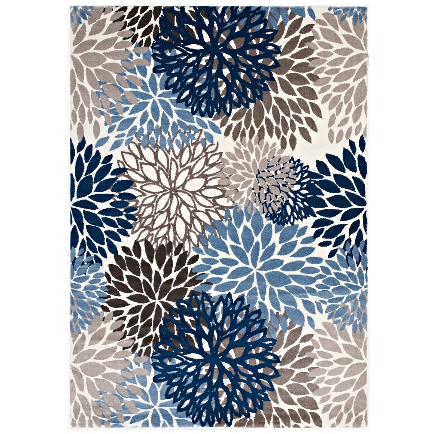 Calithea Vintage Classic Abstract Floral Area Rug