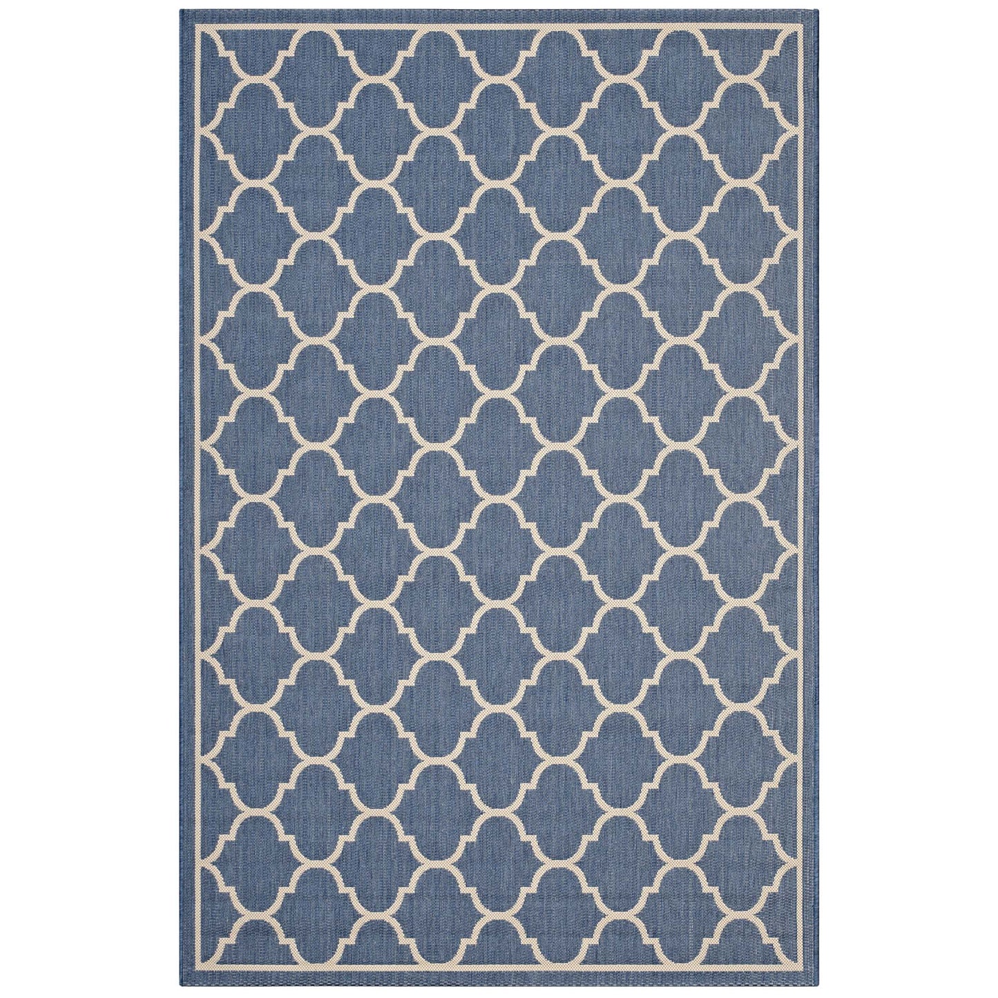 Avena Moroccan Quatrefoil Trellis Indoor and Outdoor Area Rug
