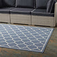 Avena Moroccan Quatrefoil Trellis Indoor and Outdoor Area Rug