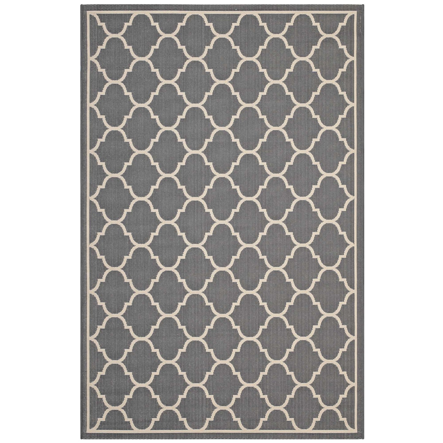 Avena Moroccan Quatrefoil Trellis Indoor and Outdoor Area Rug